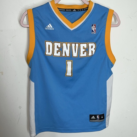 Billups NBA Denver Nuggets Adidas Jersey youth Medium (10-12 Youth) - Picture 8 of 9
